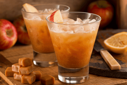Spiced Rum CBD Caramel Apple Cocktail Recipe