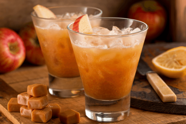 Spiced Rum CBD Caramel Apple Cocktail Recipe