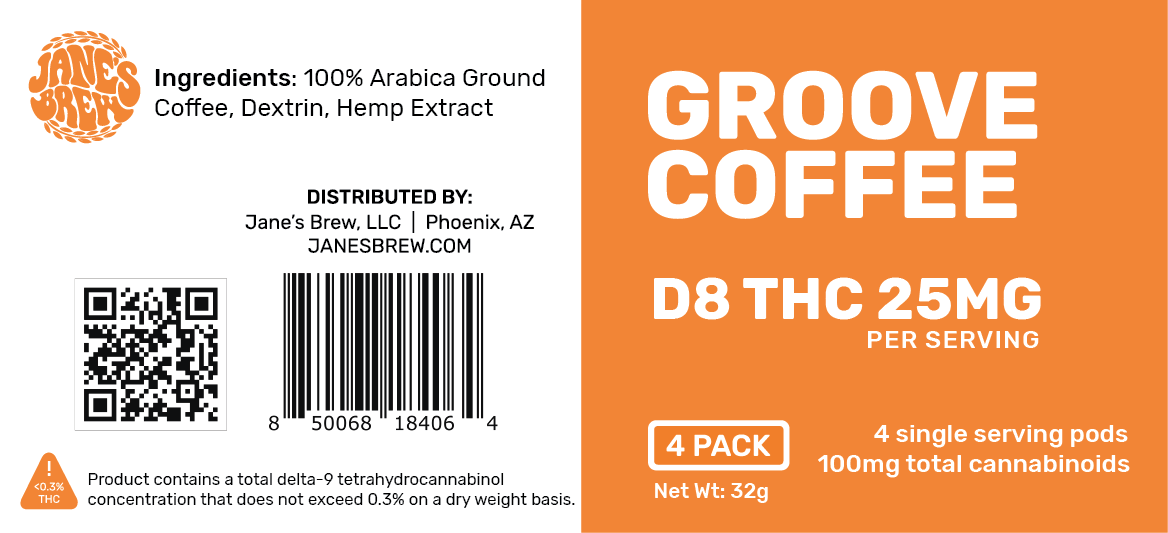 Groove D8 Coffee [25MG SERVING]
