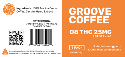 Groove D8 Coffee [25MG SERVING]