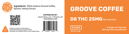 Groove D8 Coffee [25MG SERVING]