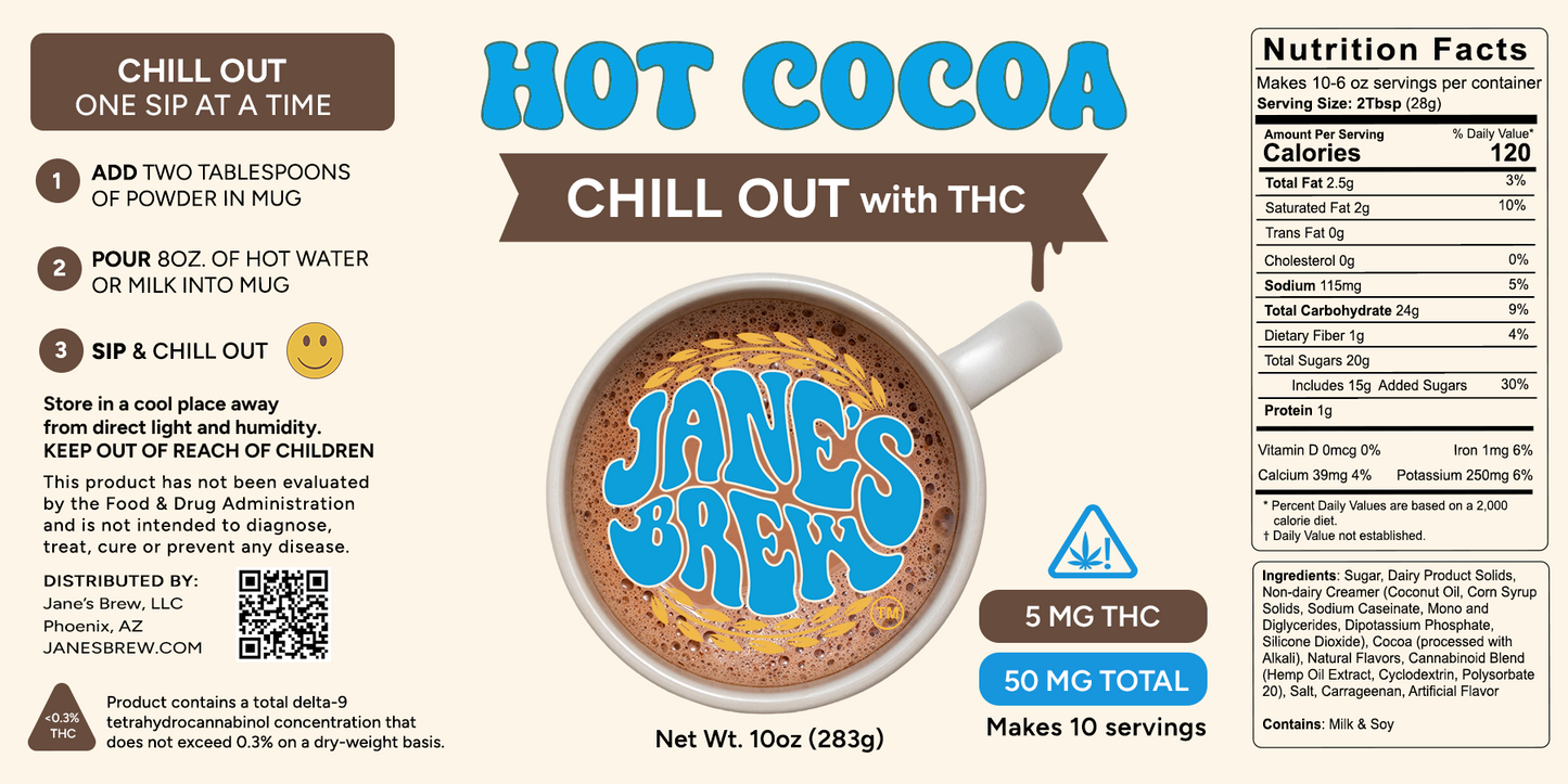 Chill Out 50 MG THC Hot Cocoa