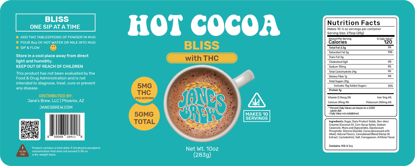 Bliss Hot Cocoa (5mg THC)