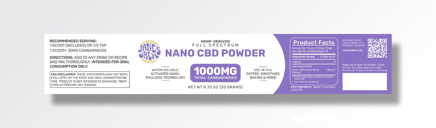 Nano CBD Powder