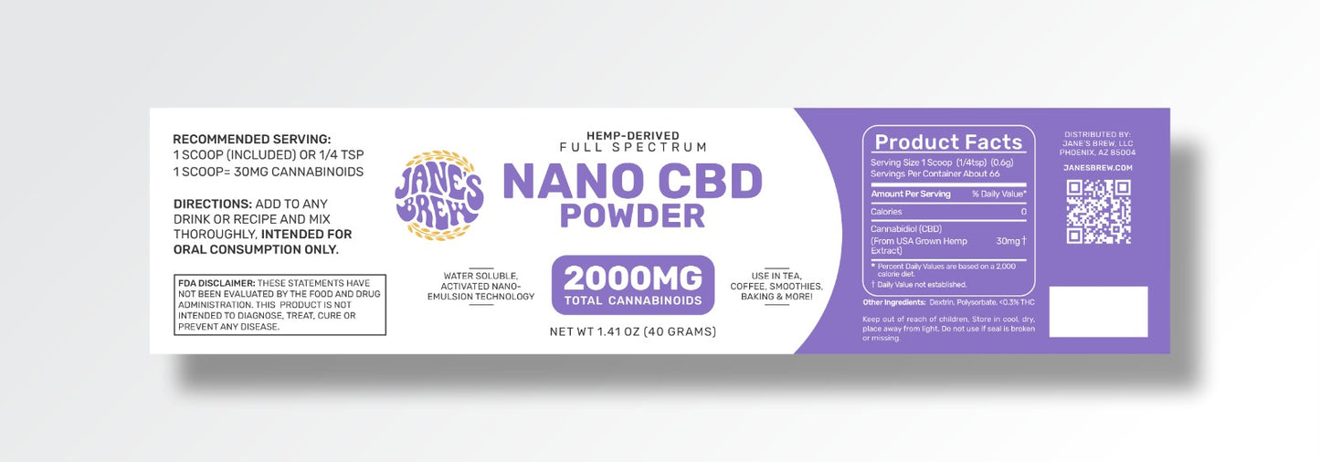 Nano CBD Powder