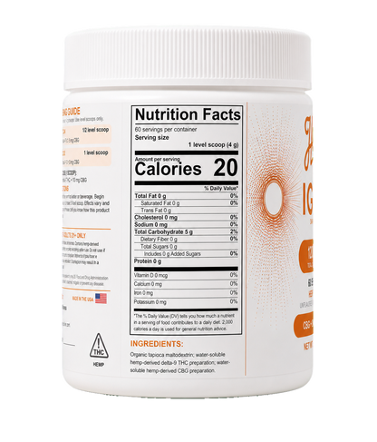 Hello! IGNITE — 1200MG 1:1 Functional Hemp Powder