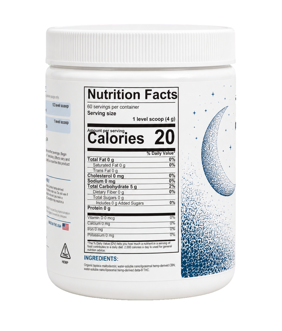 Hello! ZEN — 1200MG 1:1 Functional Hemp Powder